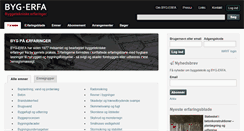Desktop Screenshot of byg-erfa.dk